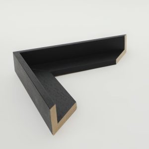 marco caja negra poro abierto 45x40 - Imagen 1