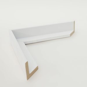 marco caja blanca satinada 45 x 35 - Imagen 1