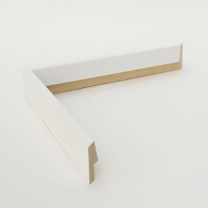 marco arquitecto blanco satinado rebajo profundo 40x15 - Imagen 1