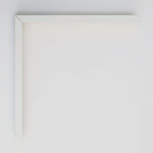 marco madera blanca satinada 30x15 - Imagen 2