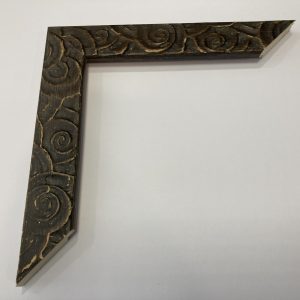 marco espiral chocolate 15x30cm - Imagen 2