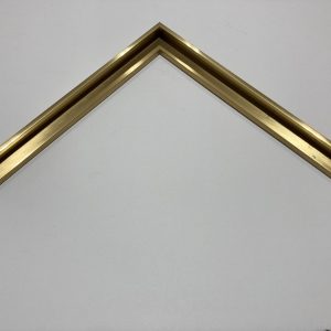 marco aluminio oro brillo - Imagen 1