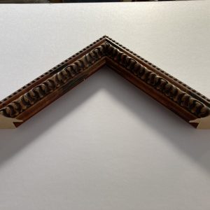 marco barroco forma color anaranjado - Imagen 1